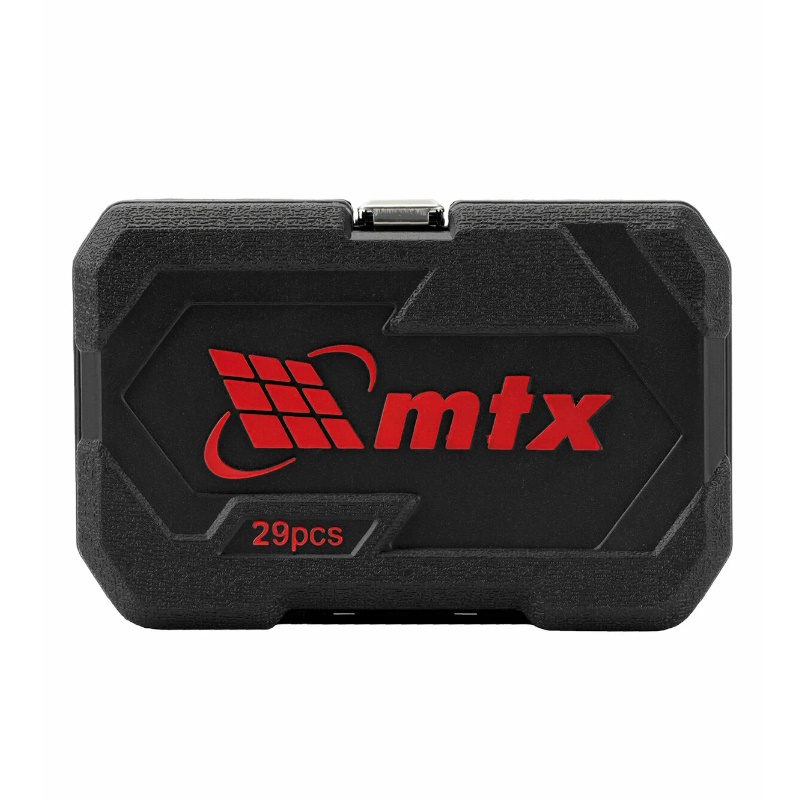 Набор инструментов MTX 135239, 1/4", CrV, пластиковый кейс, 29 предметов в Угличе