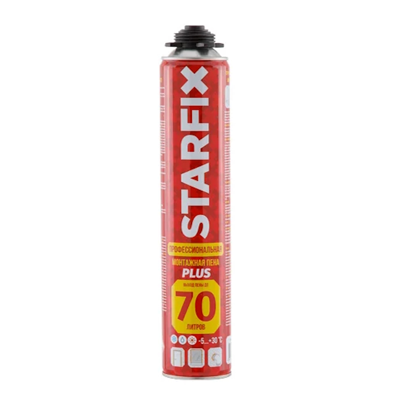 Монтажная пена Starfix Foam Pro Plus 70 SM-65524-1, 890 мл  в Костроме