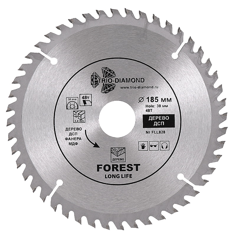 Диск пильный Trio-Diamond FLL828 18530201648Т 612₽