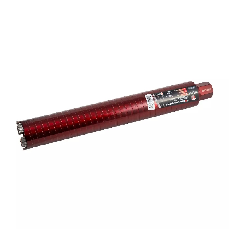 Сверло алмазное сегментное сухое Diam 313036, 72x450х6x1,1/4UNC, Extra Line Titan HIT (арм. бетон) в Кинешме
