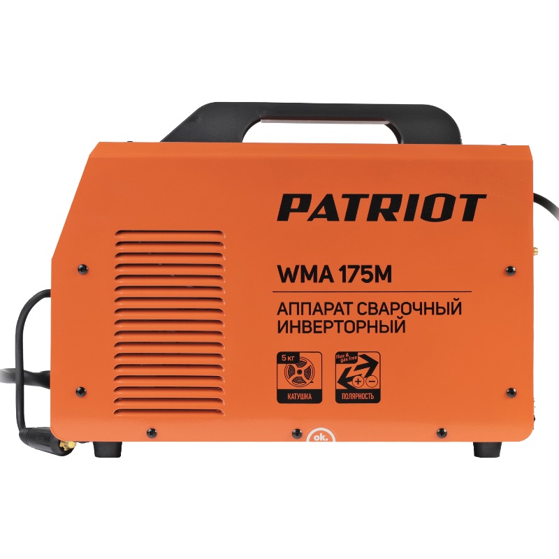 Полуавтомат сварочный инверторный Patriot WMA 175M 605302150, MIG/MAG/MMA