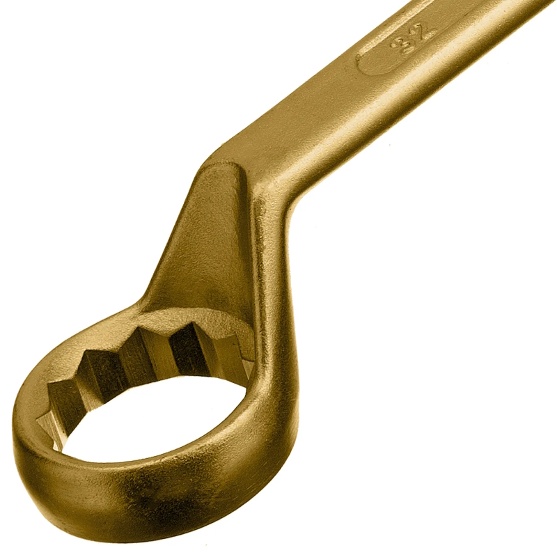 Ключ накидной Сибртех 14638, 30 х 32 мм, желтый цинк