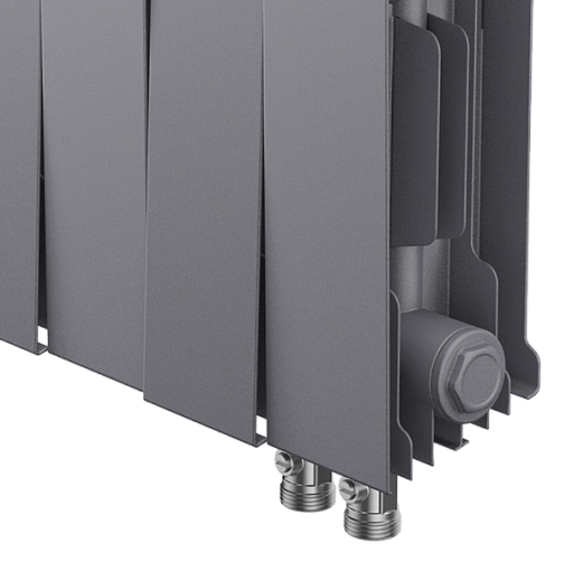Радиатор Royal Thermo PianoForte 200 /Silver Satin НС-1346024, 14 секций, VDR