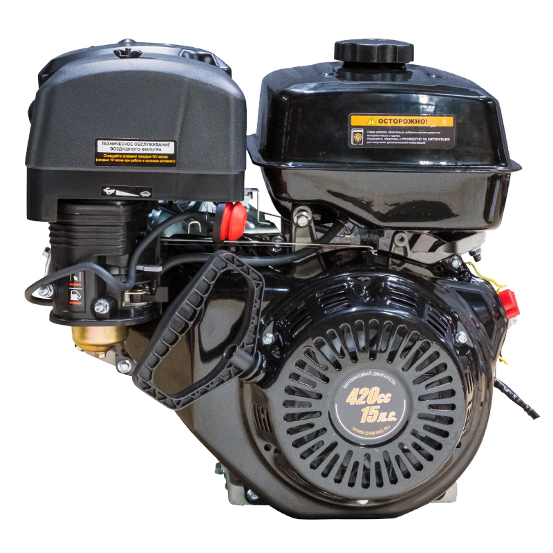 Двигатель Dinking DK190F-S ДВИ069, 15 л.с., 420 см3, праймер, ручной стартер