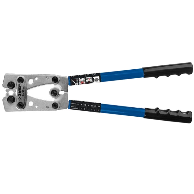 Пресс-клещи Зубр Профессионал ПКГ-50 45453 усиленные гексагональные для медных наконечников и гильз 6-50 мм2 2525₽