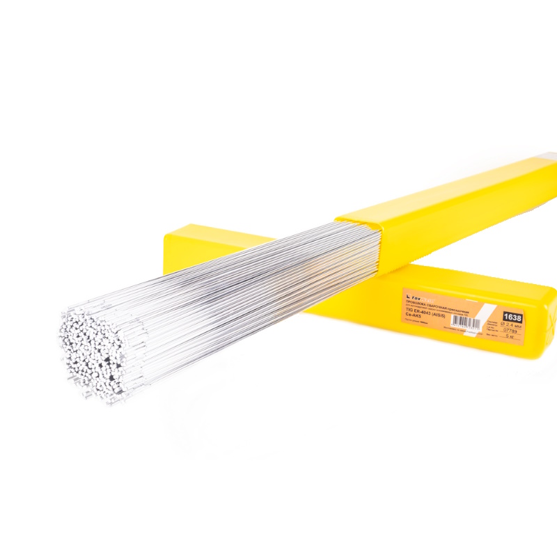 Пруток алюминиевый FoxWeld АL Si 5 1638 (ER-4043) д.2,4х1000 мм, 5 кг (1 пачка, пр-во /КНР)