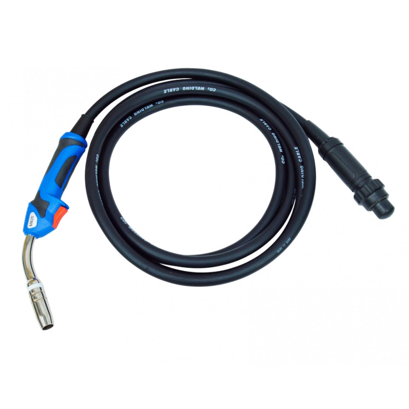 Горелка Brait MIG25 2305 1802131085 воздушное охлаждение 230А вилка EURO 5 метров кабель 4840₽