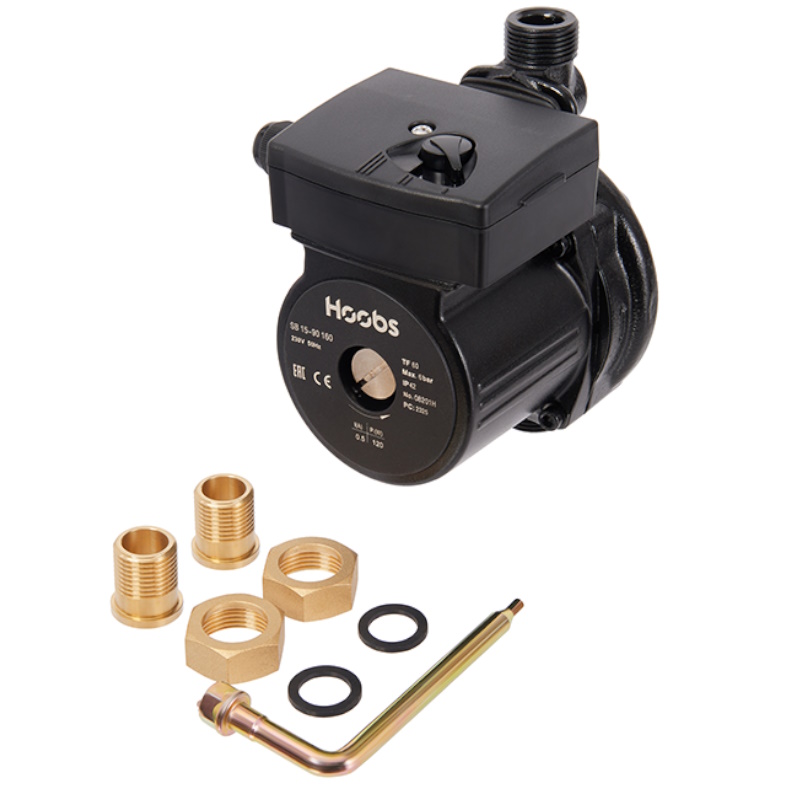 Насос повысительный Hoobs SB 15-90N 160 08203H, корпус нержавеющая сталь, с гайками в Угличе