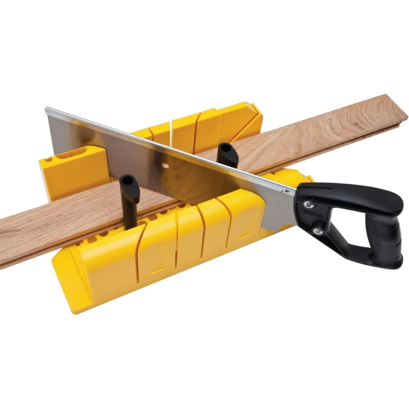 Стусло пластмассовое Stanley Mitre Box 300х130х80мм с ножовкой 120600
