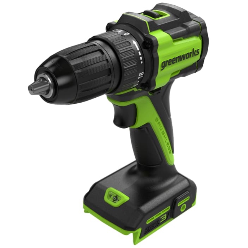 Дрель-шуруповерт аккумуляторная Greenworks DD345 24V 3708307CUC, б/щет, 27/45 Нм,13мм,2х2Ач,ЗУ,кор в Твери