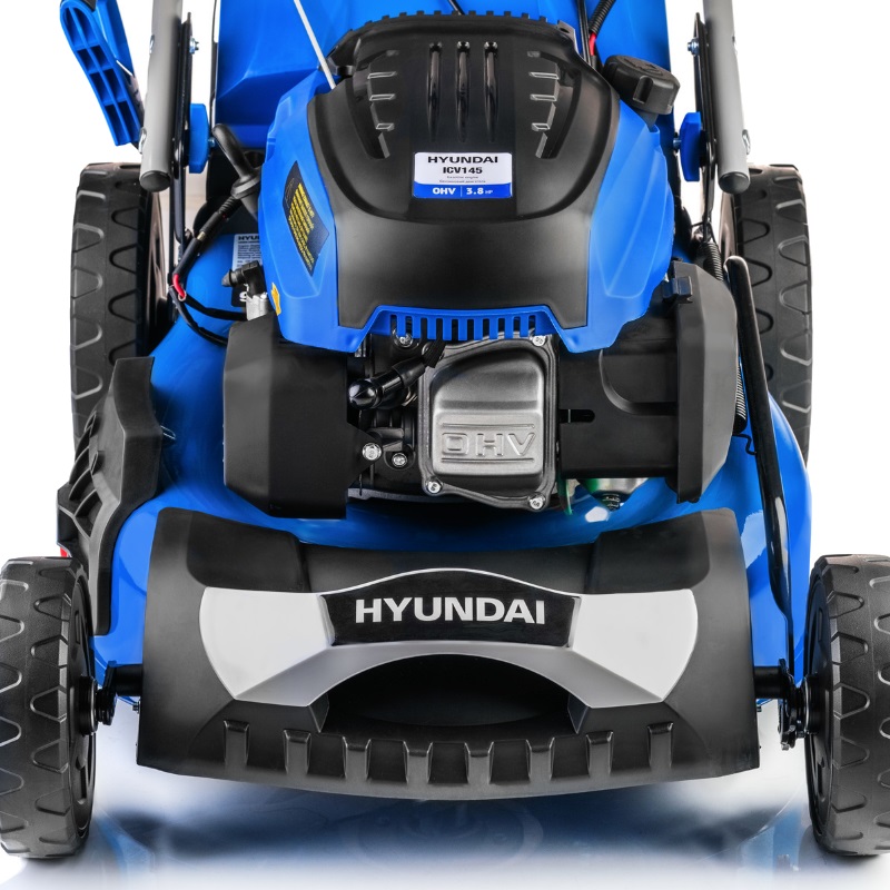 Газонокосилка бензиновая Hyundai L 4610SE, 3,8 л.с., ширина скашивания 45,7 см, самоходная