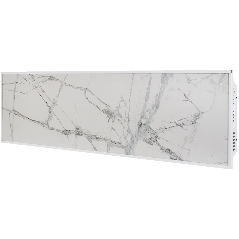 Отопительная панель Stout WHITE STONE SCT SCT-00WW-012030, 120*30, белый гранит/белый корпус в Костроме