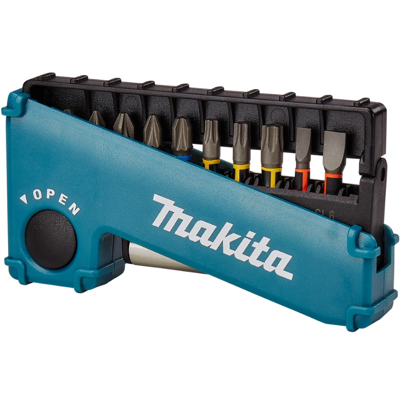 Набор насадок Makita Impact Premier E-03573, 11 шт., 25 мм, C-form PH, PZ, T, SL, магнитный держатель в Муроме
