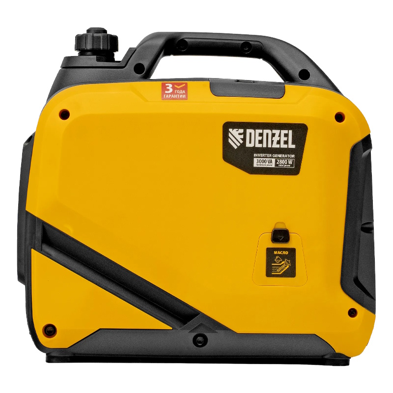 Генератор инверторный Denzel GS-3000iS 94716, 3,0 кВт, 230 В, закрытый корпус, ручной старт