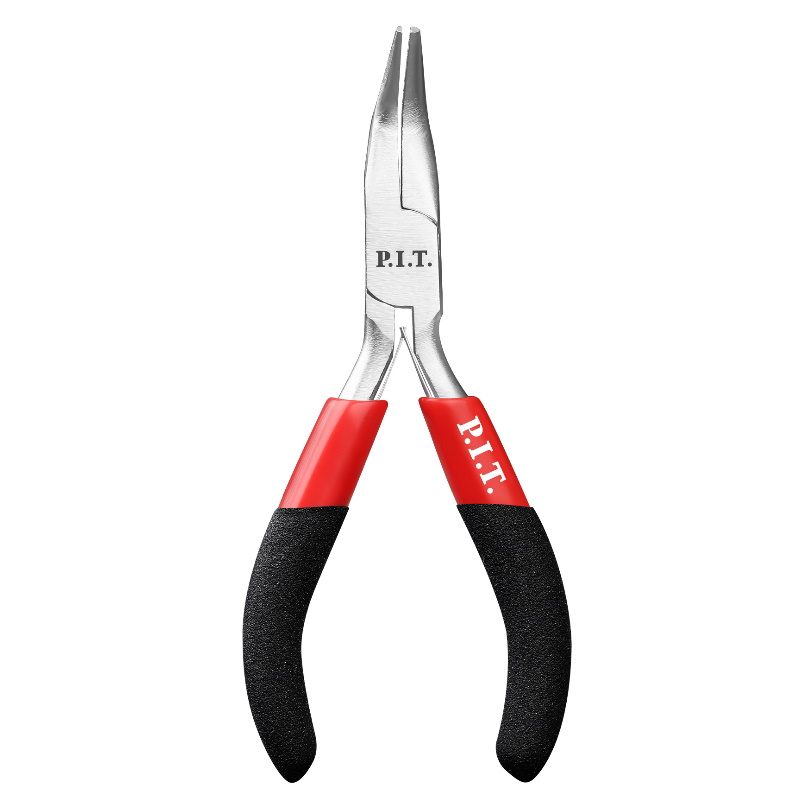 Длинногубцы PIT cерия Advance HPLR06-0115B мини изогнутые 115 мм сталь CR-V 63HRC пружина 170₽