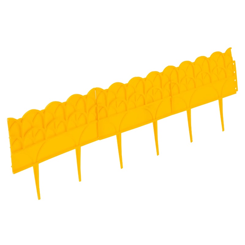 Бордюр Palisad "Провинциальный" 65070, 14х310 см, желтый