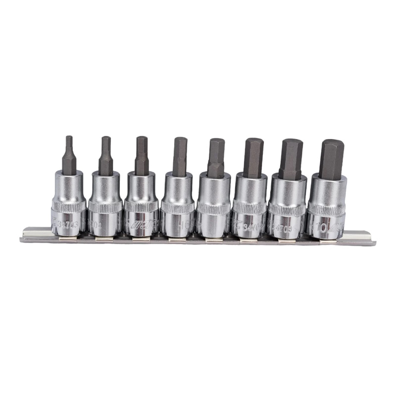 Набор головок торцевых с насадкой JTC JTC-H308H HEX 38 H3-H10 8 предметов 2046₽