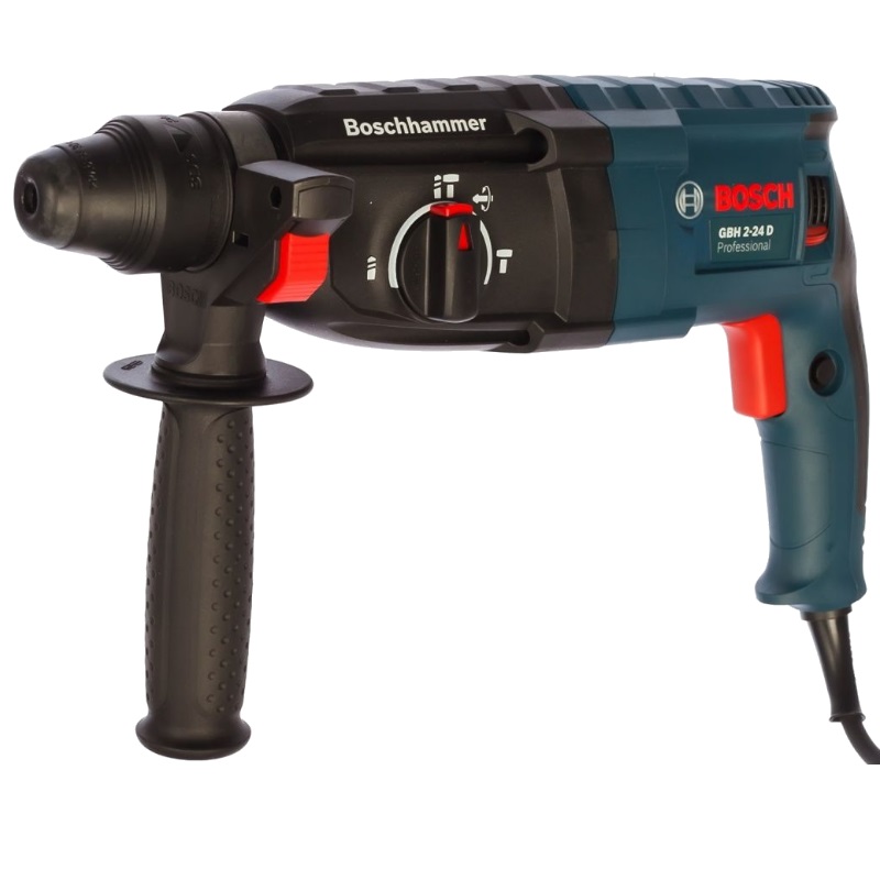 Перфоратор Bosch GBH 2-24 D 0.611.2A0.000 + буры 0.611.2A0.003 в кейсе, с защитной муфтой в Рыбинске