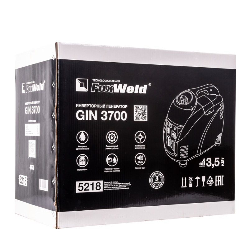Инверторный генератор FoxWeld GIN 3700, 5218 во Владимире
