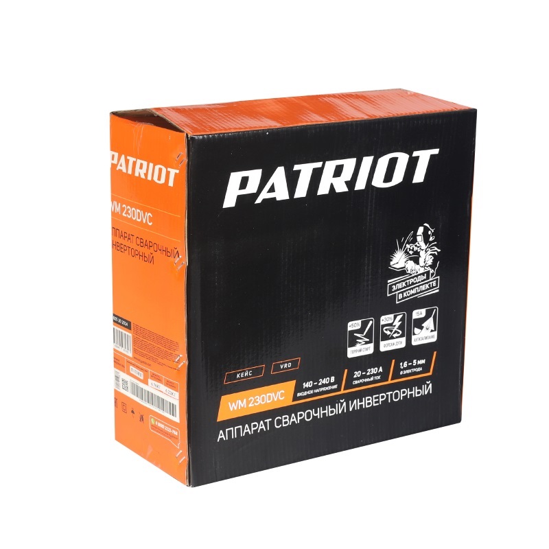 Аппарат сварочный инверторный Patriot WM230DVC