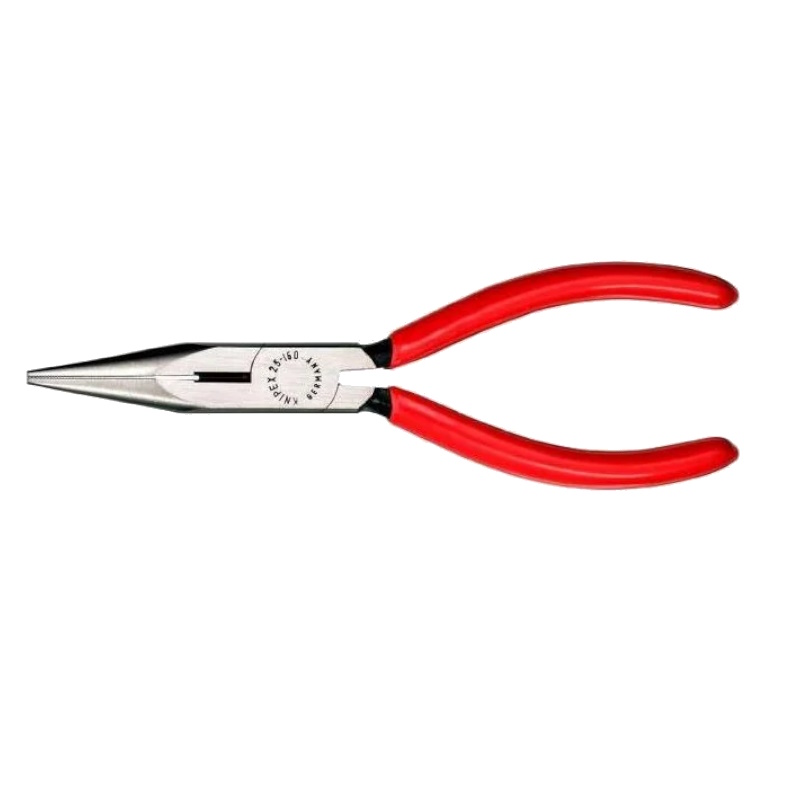 Длинногубцы с режущими кромками Knipex KN-2501160, 160 мм, фосфатированные, обливные ручки в Коврове