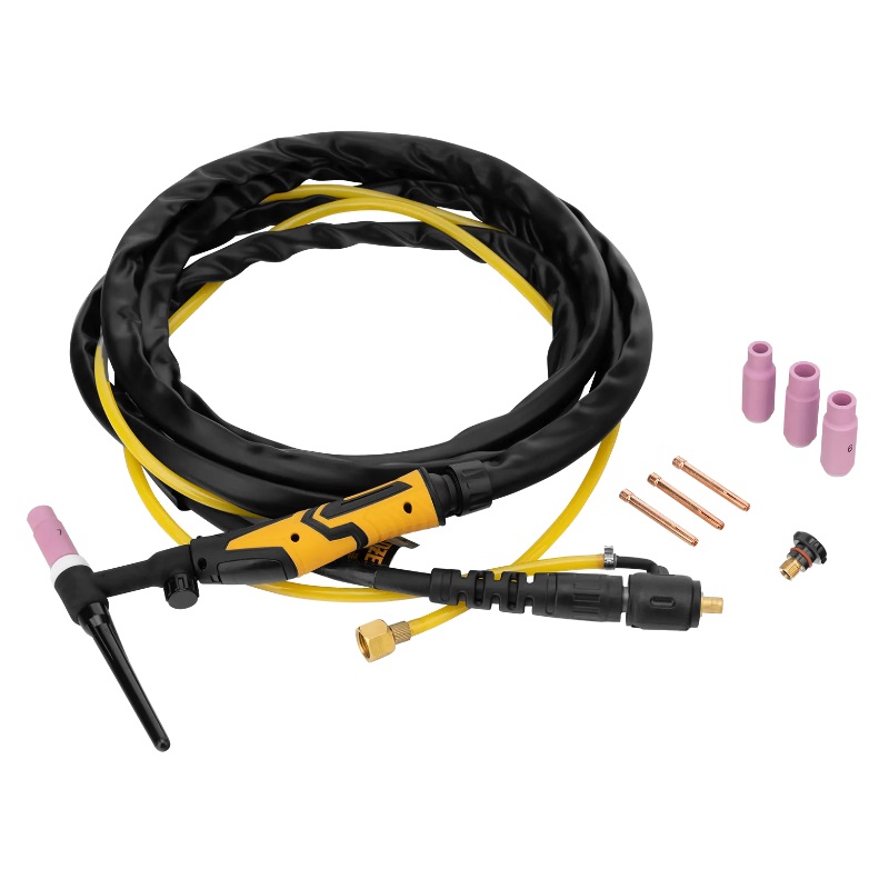 Горелка сварочная TIG Denzel WP17V 93643 прямое подключение к баллону 4 метра 374900₽