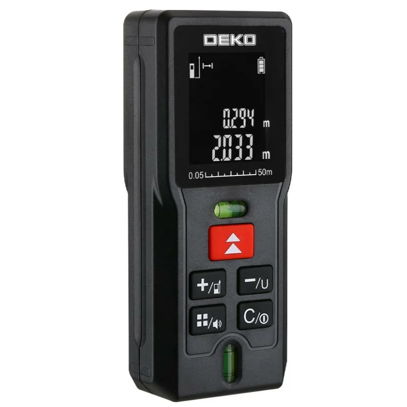 Лазерный дальномер Deko GLS-50 065-0242 вес 72 г точность 2 мм 2510₽