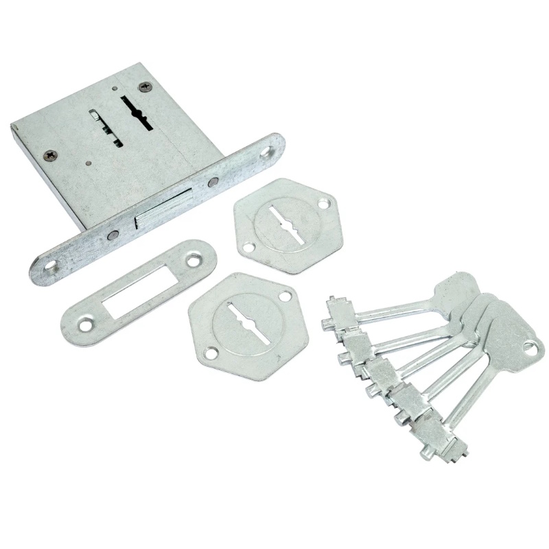 Замок врезной сувальдный Ригель ЗВ8-4С 3987 (5 ключей) во Владимире