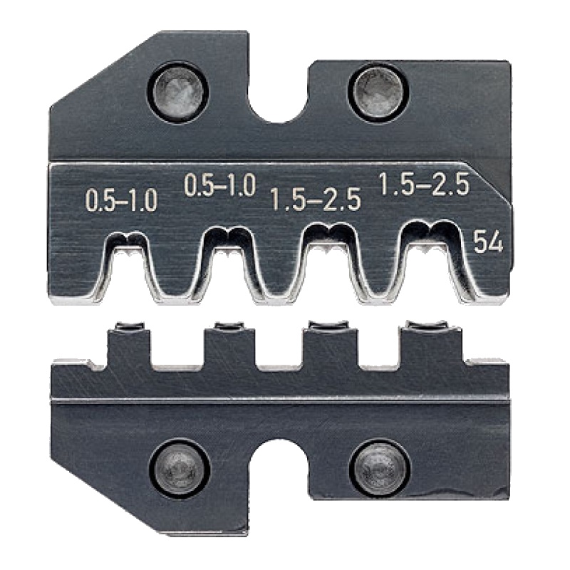 Плашка опрессовочная Knipex KN-974954: Junior Power Timer/ контакты типа "розетка" 18.8 мм, 0.5-2.5 мм², 4 гнезда в Муроме