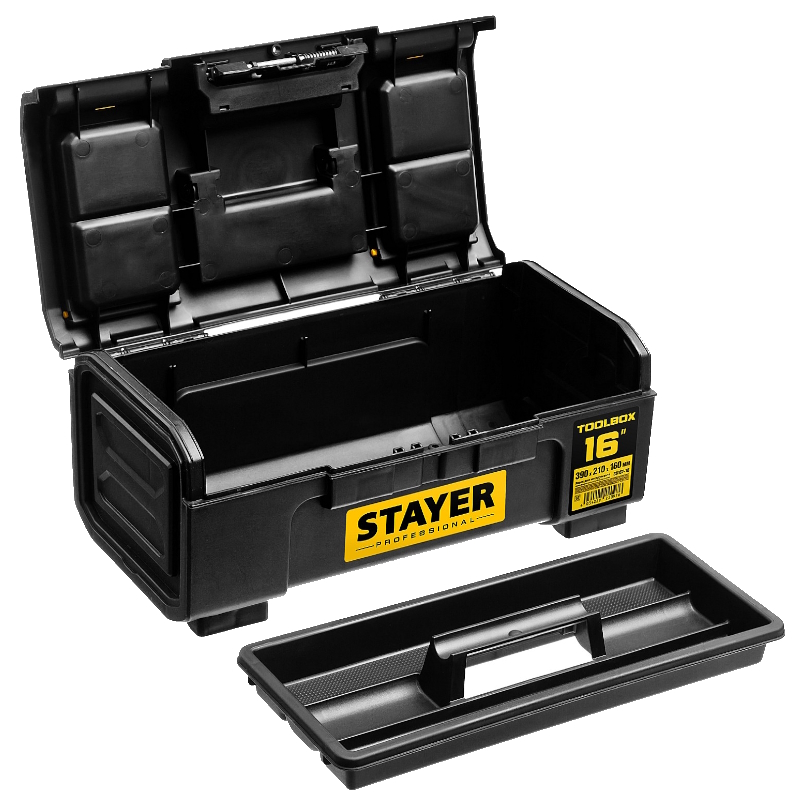 Ящик для инструмента Stayer "TOOLBOX-16" Professional 38167-16, пластиковый в Иваново