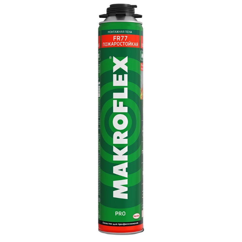 Пена монтажная противопожарная Makroflex FR77 ПРО, 750 мл в Туле