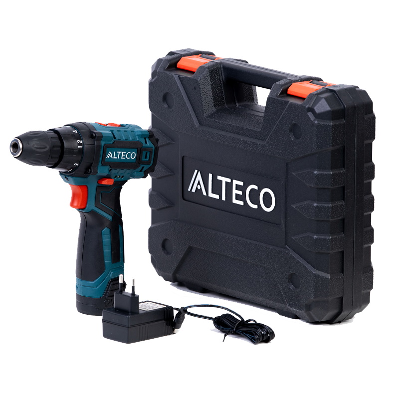 Аккумуляторная дрель-шуруповёрт Alteco CD 0410 (CD 1210.1) 26828, 12 В в Твери