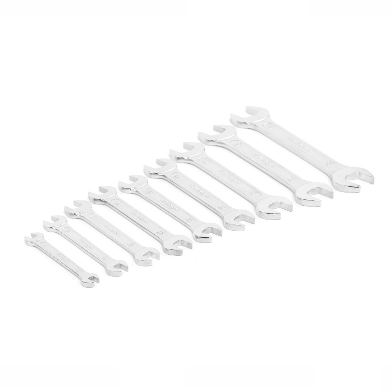 Набор ключей гаечных рожковых двусторонних Hortz 1146616 9 шт 6-24 хромированных 1449₽