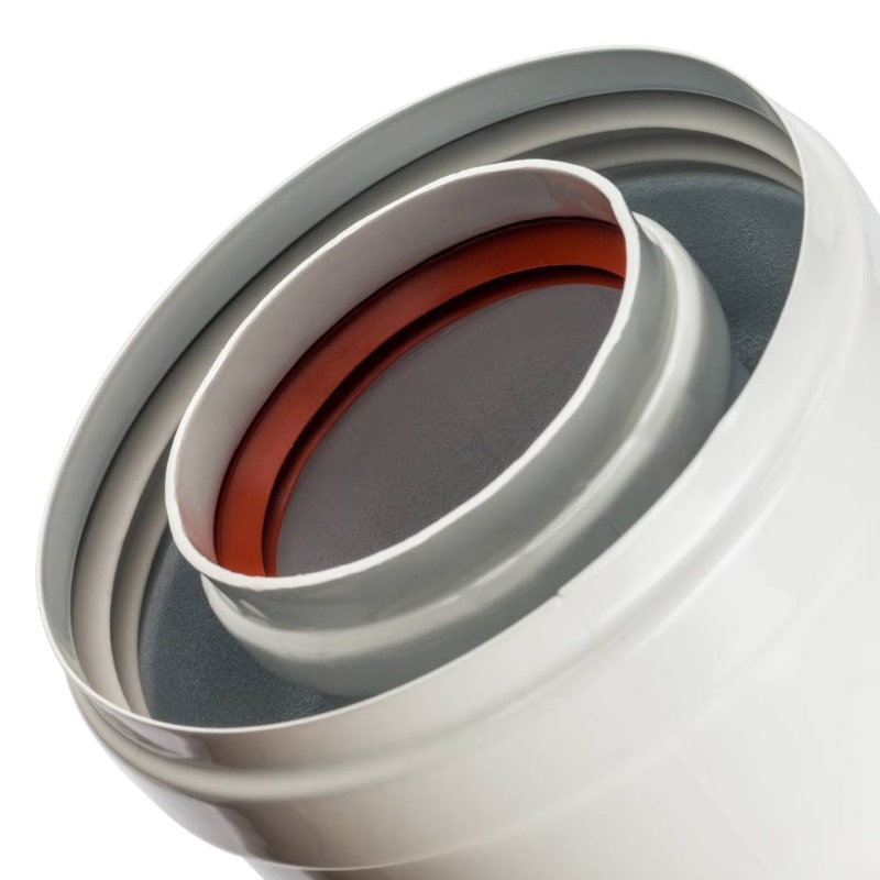 Адаптер для котла вертикальный коаксиальный Stout SCA-6010-240100 DN60/100 в Ярославле
