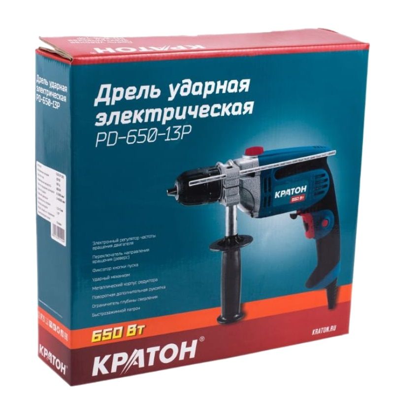 Дрель ударная Кратон PD-650-13P в Твери