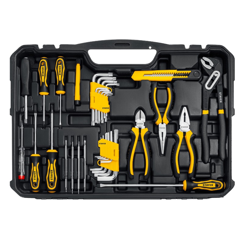 Универсальный набор инструмента Stayer 27710-H150 (150 предметов, 1/2"+ 1/4")