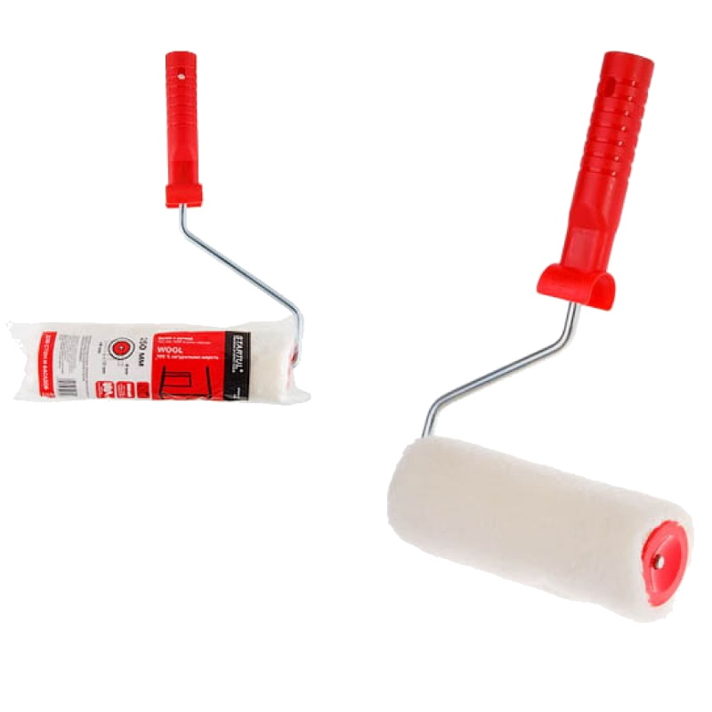 Валик Startul PROFI ST0234-25R с натуральной шерстью 48-250 мм с ручкой 8 мм 520₽