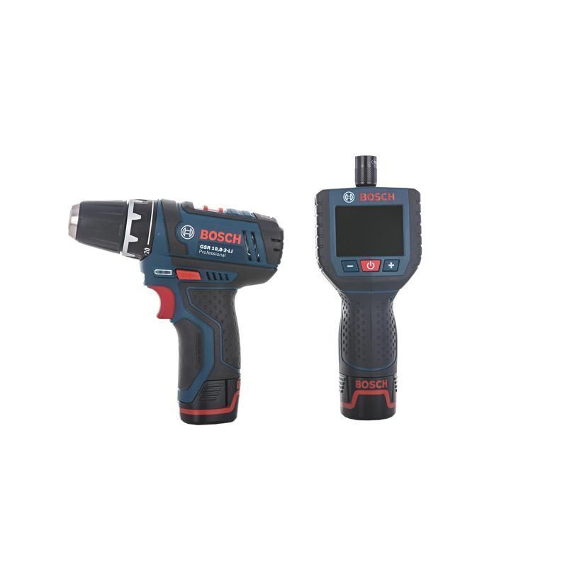 Аккумуляторная дрель-шуруповерт Bosch GSR 10.8 0.601.241.002 с камерой инспекционной GOS 10.8 в Туле