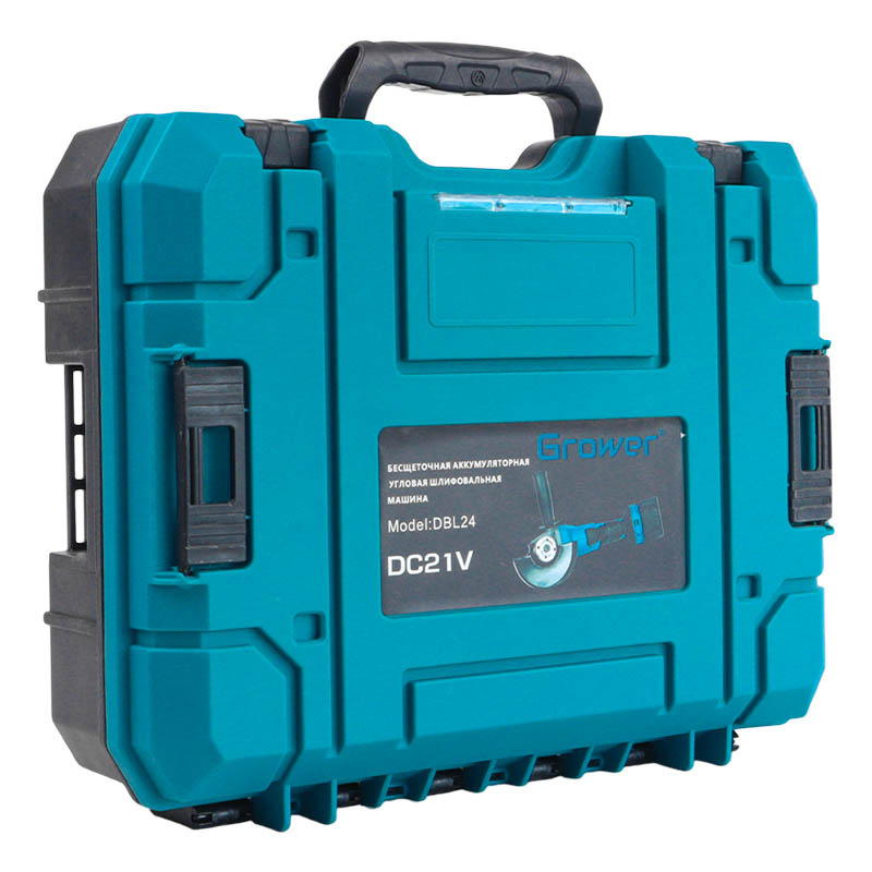 Бесщеточная аккумуляторная шлифовальная машина Grower DBL24, 21v (под Makita LXT), 4Ah аккумулятор 2 шт, кейс, З/У в Угличе