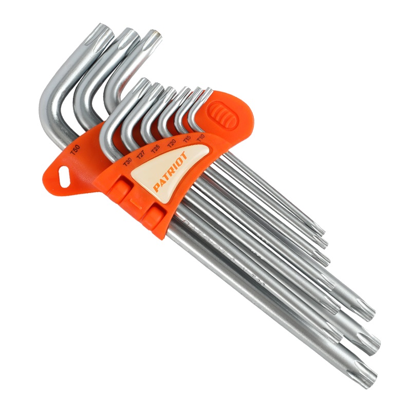 Набор ключей Patriot SKТ-9L, TORX, длинные, T10-T50, CRV, 9 шт. в Переславле