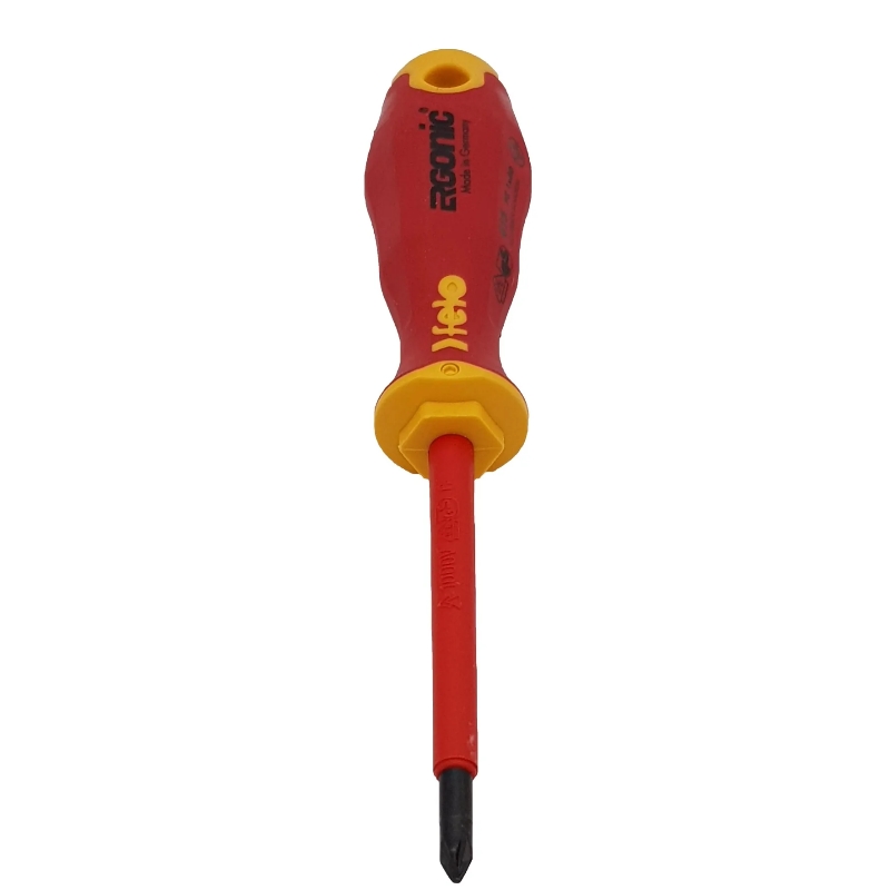 Отвертка диэлектрическая Felo Ergonic 41510290, крестовая PZ 1X80 (Германия) в Кинешме