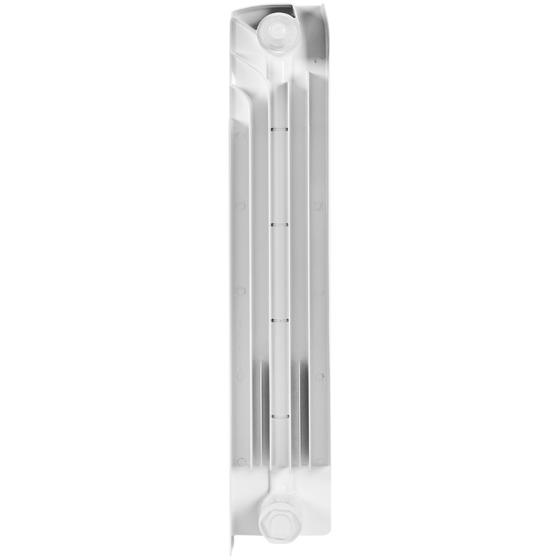Радиатор Stout TITAN VENTIL 500 SRB-3320-050009, 9 секций, биметаллический, нижнее правое подключение (белый RAL 9016) в Угличе