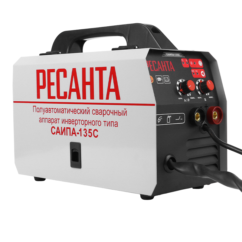 Сварочный полуавтомат Ресанта САИПА-135C MIG инверторный 83кг 15А