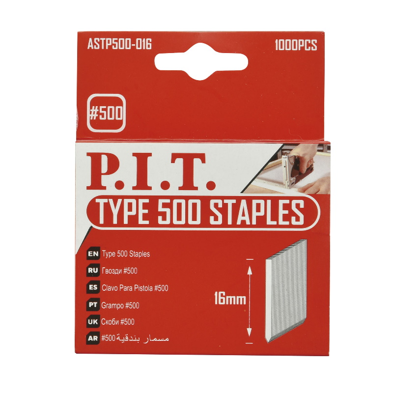 Гвозди P.I.T. ASTP500-016, тип 500, 16 мм, 1000 шт. в уп. в Муроме