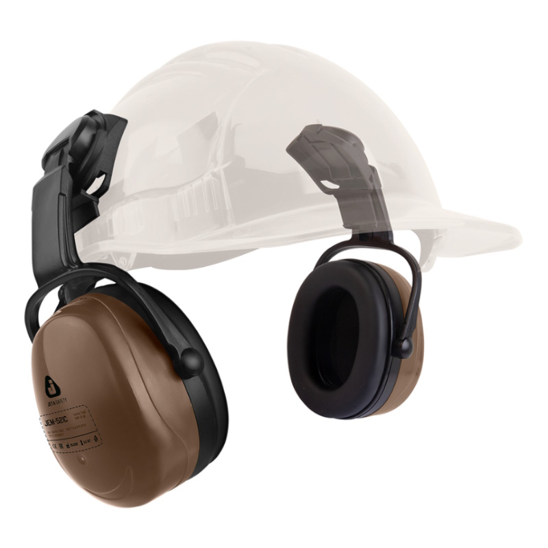 Наушники противошумные Jeta Safety JEM-521 Clamor, с разъемом на каску, цвет коричневый, 33 дБ
