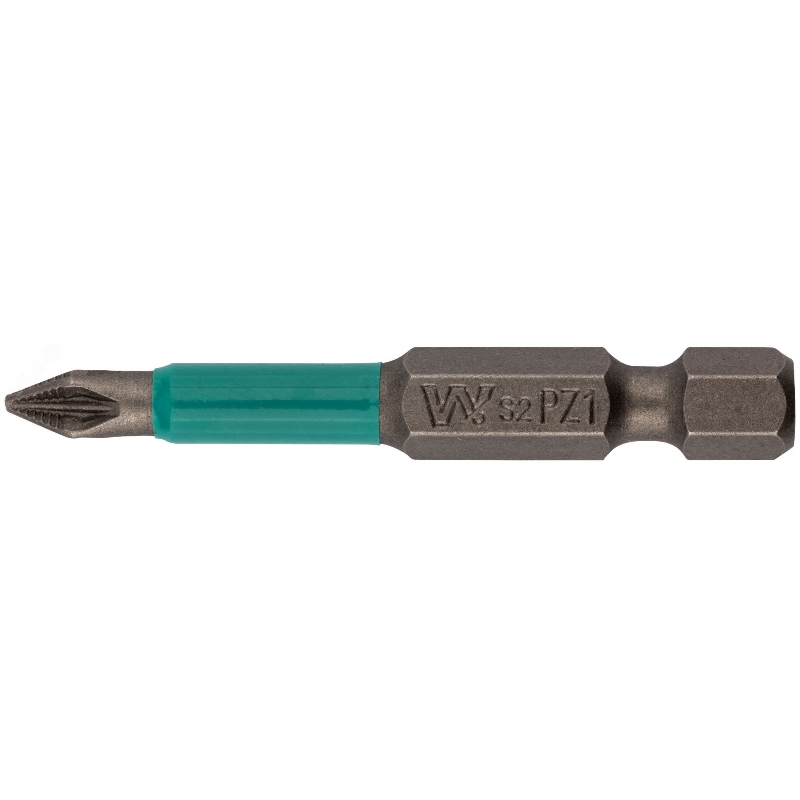 Биты Whirlpower 57596 сталь S2 с насечкой Профи 50 мм PZ1 10 шт 841₽
