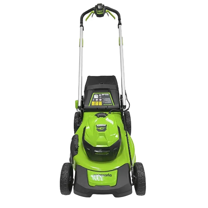 Газонокосилка аккумуляторная Greenworks GD40LM48SP 2517407UH, 40V, 48 см, самоходная, бесщеточная, c 1хАКБ 8 Ач и ЗУ в Твери