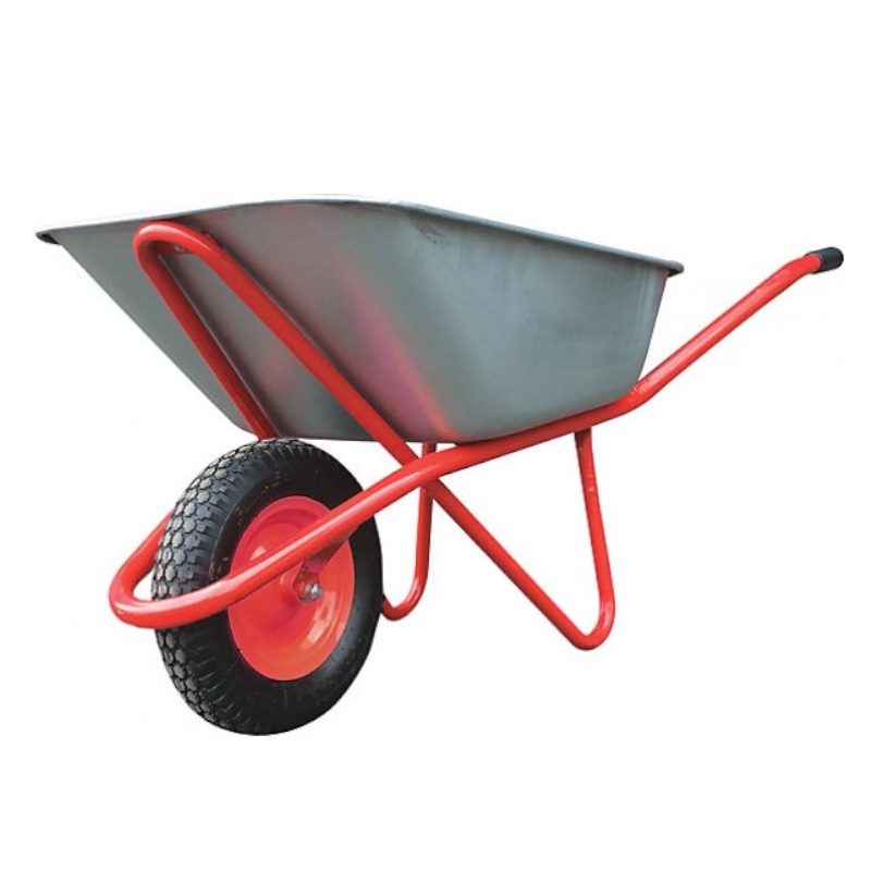 Тачка строительная Fit 77627 ПУ колесо 90 л грузоподъемность 200 кг Профи 11718₽