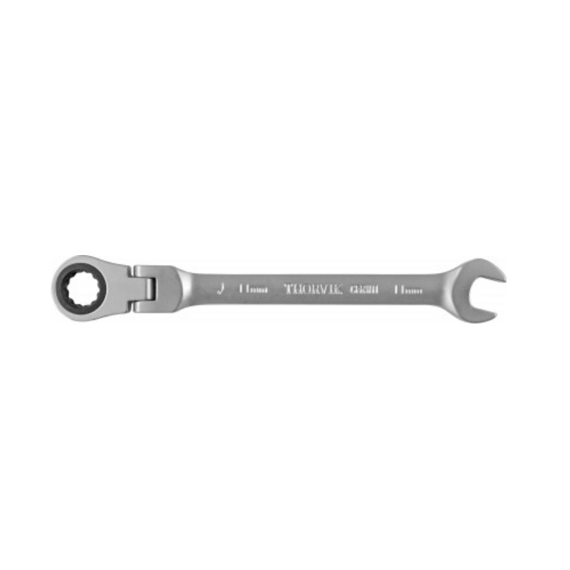 Ключ гаечный Thorvik CFRW11 053478 комбинированный трещоточный карданный, 11 мм в Твери