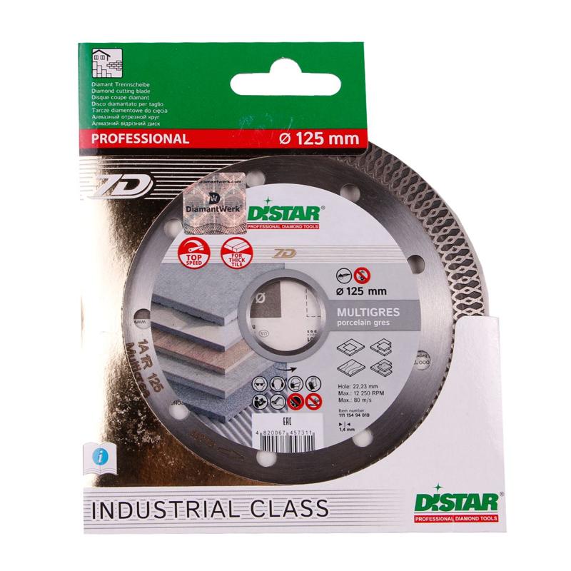 Диск с алмазным покрытием Distar Multigres 11115494010 (125x1,4x10x22,23 мм) в Угличе